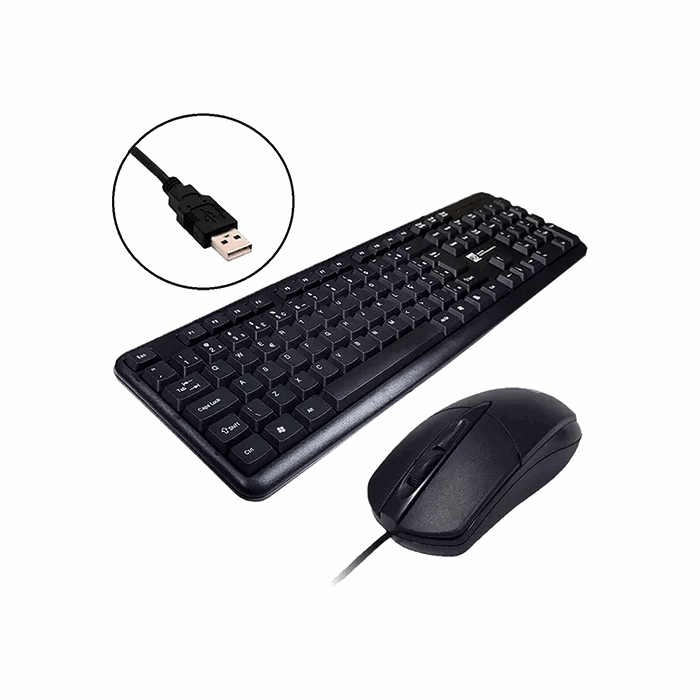 کیبورد و موس سیم دار R8 مدل 1901