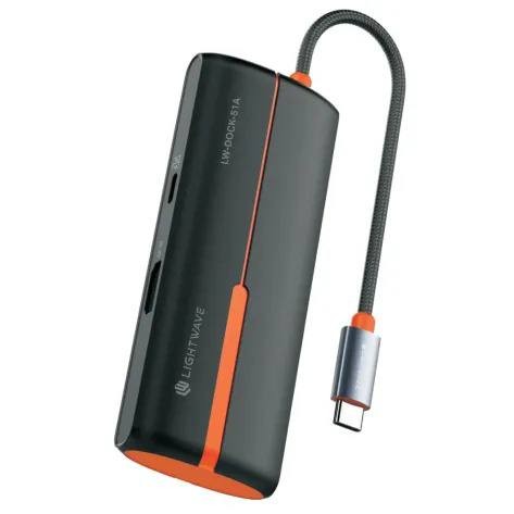 هاب USB لایت ویو مدل LW-DOCK-51A