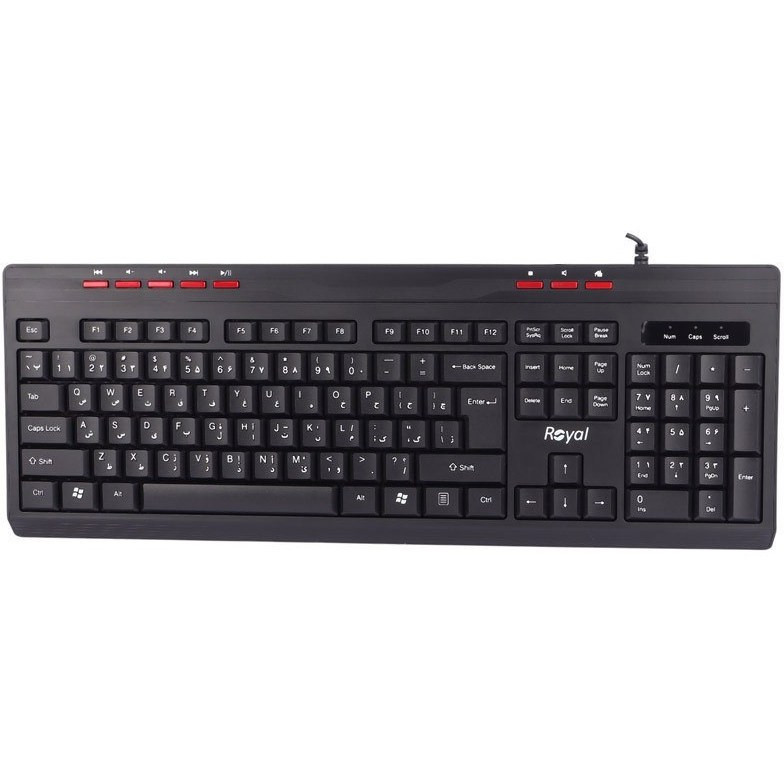 کیبورد سیمی Royal مدل RK-325