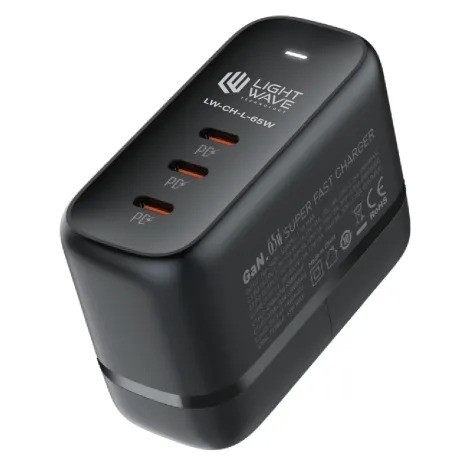 شارژر رومیزی برند Lightwave مدل 65W Desktop Charger LW-CH-L-65W
