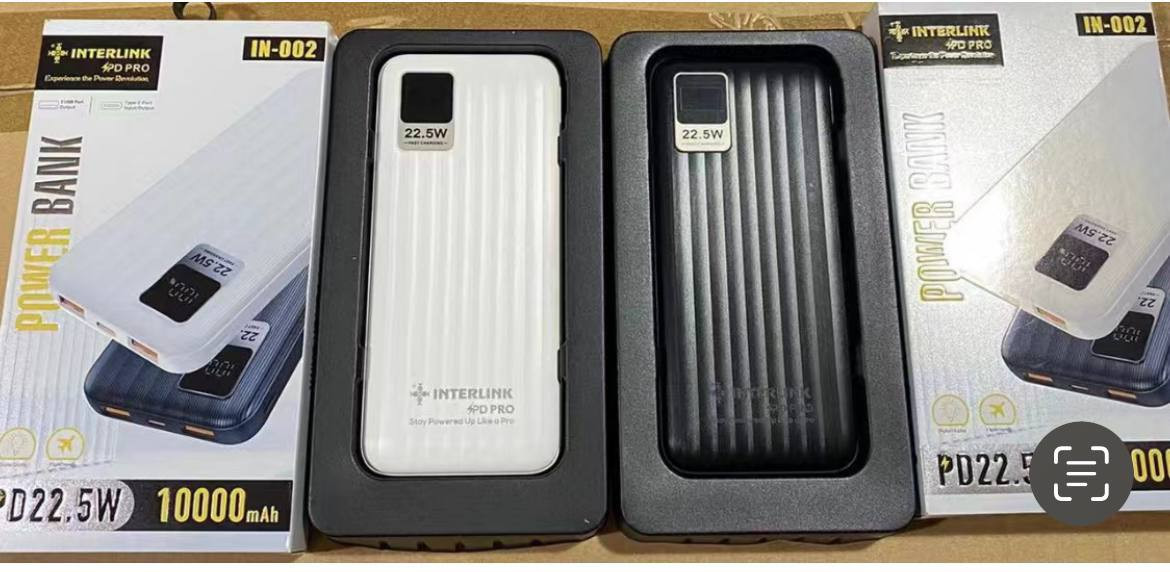 پاور بانک 10000 برند INTERLINK مدل  IN-001
