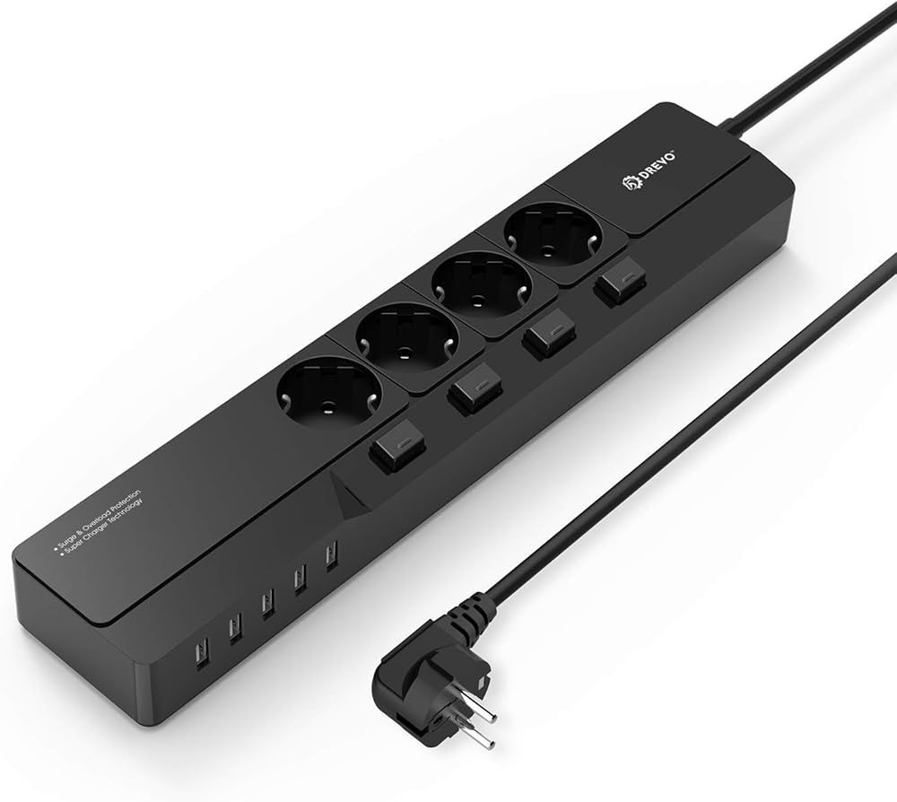 چندراهی و محافظ برق DREVO مدل DP45