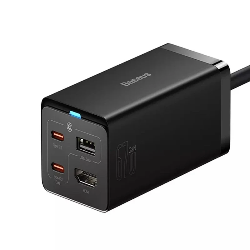شارژر رومیزی باسئوس مدل GaN-5 Pro 67W