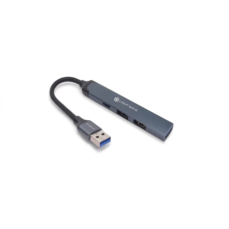 هاب USB 3.0 LIGHTWAVE مدل LW-HUB-A104