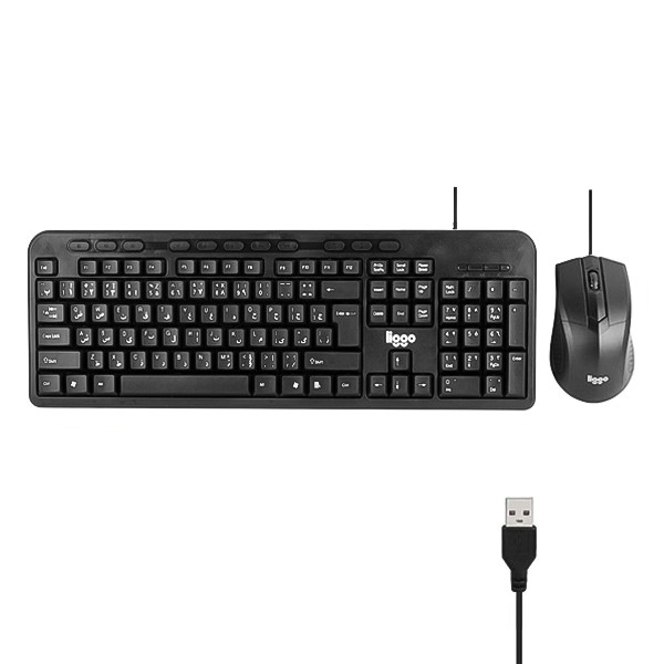 کیبورد و ماوس لیگو مدل KM606