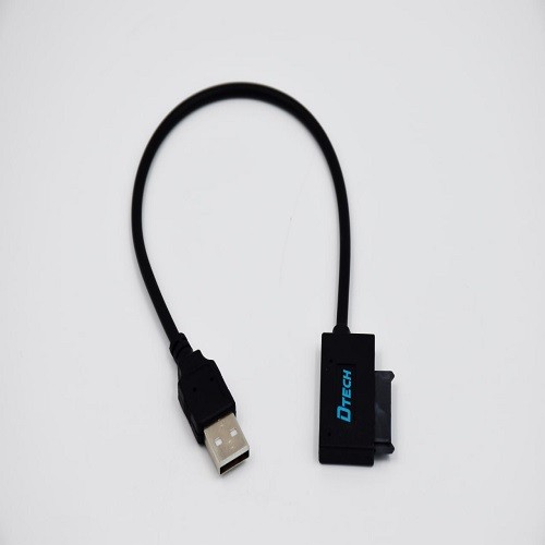 تبدیل مینی ساتا DVD به USB2 مدل تک کابل برند DTECH